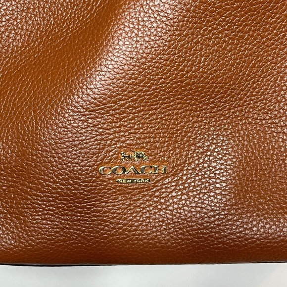 Coach Val Duffle With Refined Pebble Leather In Redwood Retail $398 NWOT - Picture 6 of 15